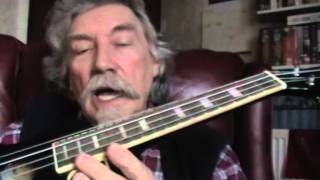Video thumbnail for Stan Gee demos Mahalo  Electro-Acoustic Black Les Paul Ukulele. by Stan Gee