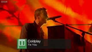 Coldplay- Why Does It Always Rain On Me &amp; Fix You live