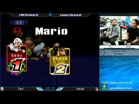CMU Weekly 15 - Tavi (Mario/ZSS) vs. Vexis (Donkey Kong)