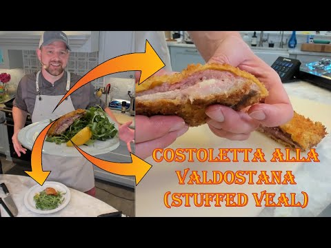 Costoletta Alla Valdostana (Veal Stuffed with Fontina and Prosciutto)