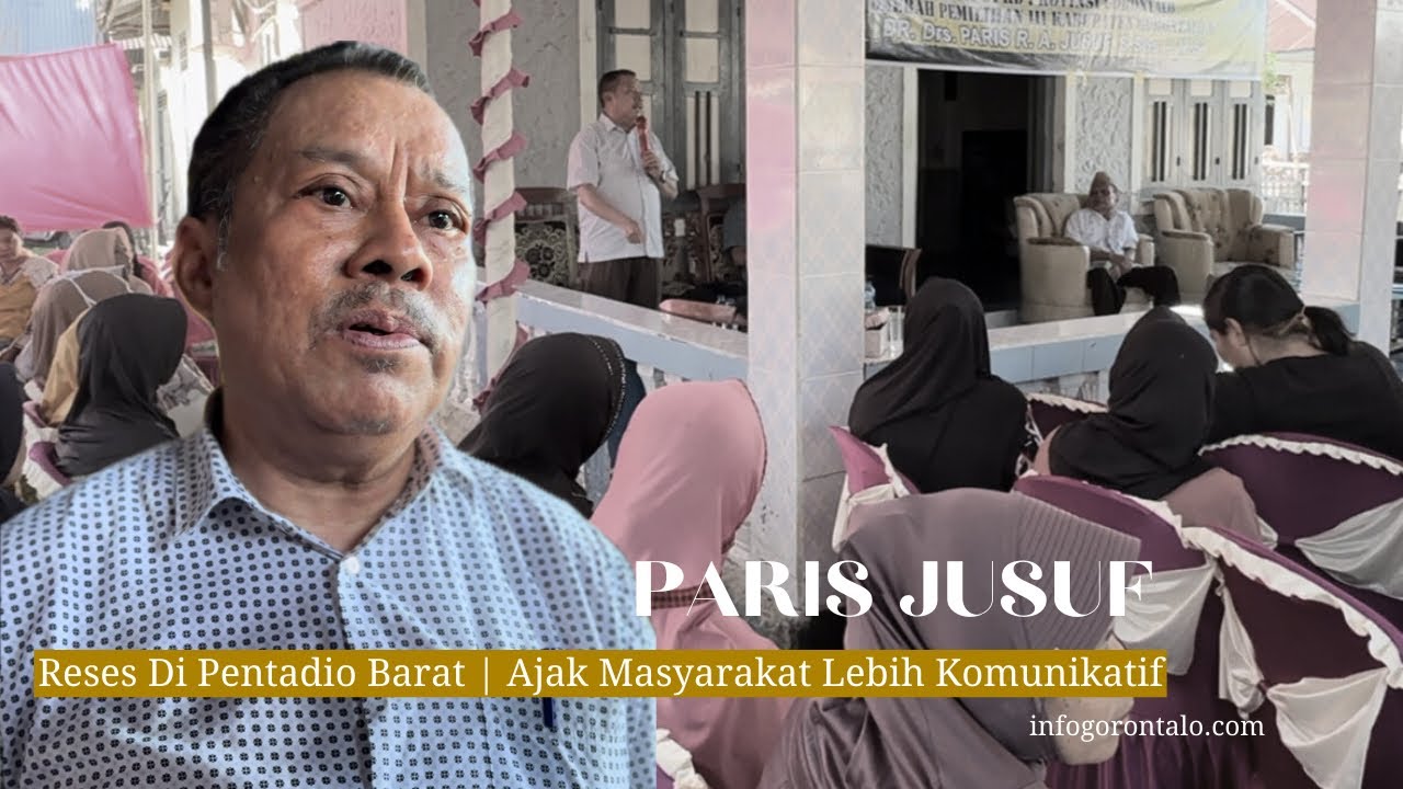 Reses di Pentadio Barat, Paris Jusuf Ajak Masyarakat Lebih Komunikatif