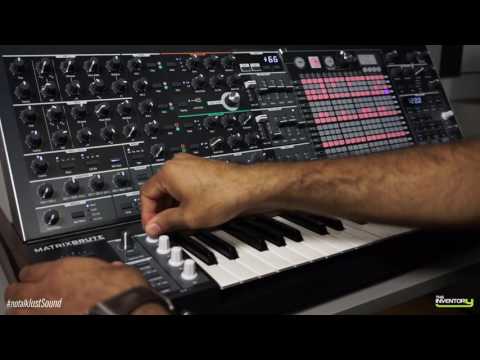 Демонстрация звучания аналогового синтезатора Arturia MatrixBrute