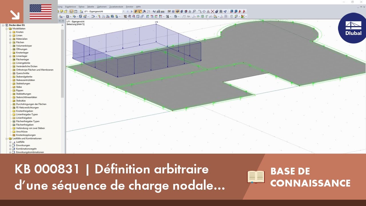 KB 000831 | Définition arbitraire d’une séquence de charge nodale avec seulement une charge de barre