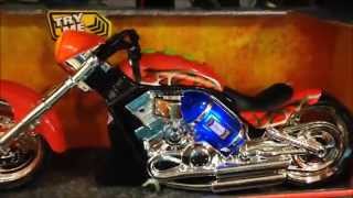 preview picture of video 'Mad Machines Toy Micro Burnout Chopper Motorcycle Store View'
