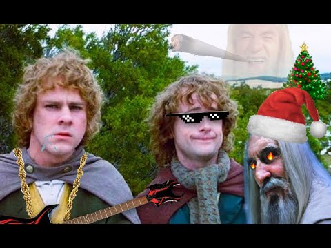 Merry & Pippin singing Christmas carol - LOTR