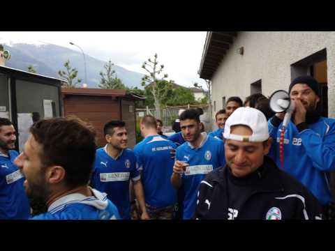 Montée 1ere ligue FC Azzurri Vestiaire Sierre