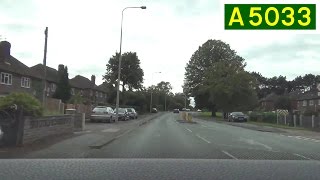 preview picture of video 'A5033 Northwich Road, Knutsford - Westbound Front View'