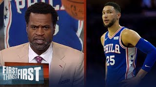Stephen Jackson on Ben Simmons: He can&#39;t shoot, he won&#39;t even shoot it&#39; | NBA | FIRST THINGS FIRST