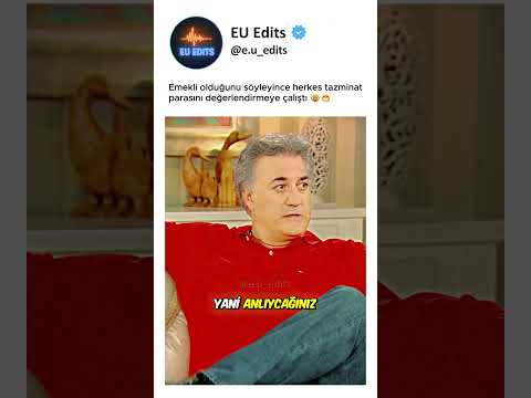 Emekli olduğunu söyleyince herkes tazminat parasını değerlendirmeye çalıştı 🤓 #çocuklarduymasın