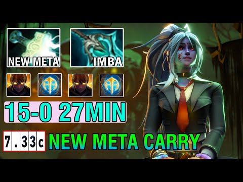 New Meta Hard Carry [Marci] Guide Gleipnir + Disperser Crazy Unleashed 15Kill 27Min Dota2 7.33C