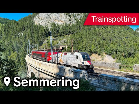 Trainspotting an der Semmeringbahn