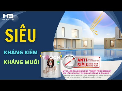 Giải ph&aacute;p chống loang m&agrave;u sơn nh&agrave; với Mykolor Touch Deluxe Primer SI&Ecirc;U KH&Aacute;NG KIỀM MUỐI
