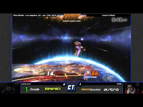 Final Battle - ZeRo vs Larry Lurr - Losers Finals - Smash Wii U