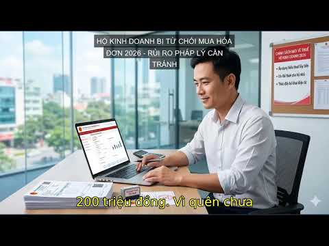 Hộ kinh doanh bị từ chối mua hóa đơn 2026: Rủi ro pháp lý cần tránh