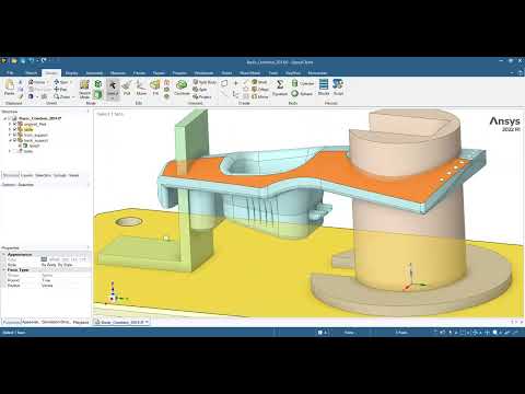 ANSYS SpaceClaim..Most Powerful Combine-Split Body-Split  Function