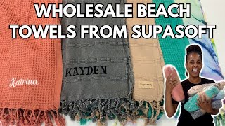 How to Customize Wholesale Beach Towels From SupaSoft | Unboxing New Business Accessories!