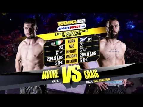 Paul Craig vs Karl Moore full fight