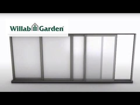 Skjutparti - WG 50 4-delad skjutdörr - Willab Garden