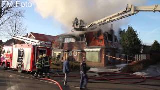 preview picture of video 'Uitslaand woning brand Loosdrecht'