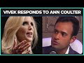 Vivek Ramaswamy Responds To Ann Coulter's Racist Attack