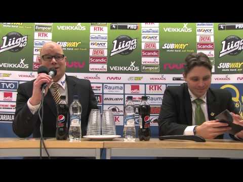 02.01.2015 Lukko - Ilves: Pressitilaisuus