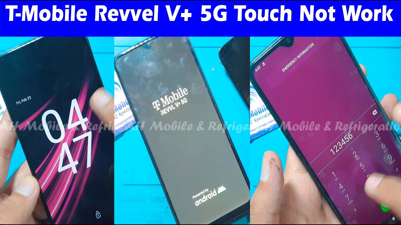 T-Mobile Revvel V+ 5G Touch Not Working Panel Replacement Price in Pakistan