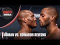 Looking back at the first two Leon Edwards vs. Kamaru Usman fights | ESPN MMA