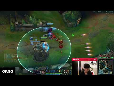 Full Game T1 Teddy Play Ahe solo Rank challenge  Korea Summer 2021  10#LOL