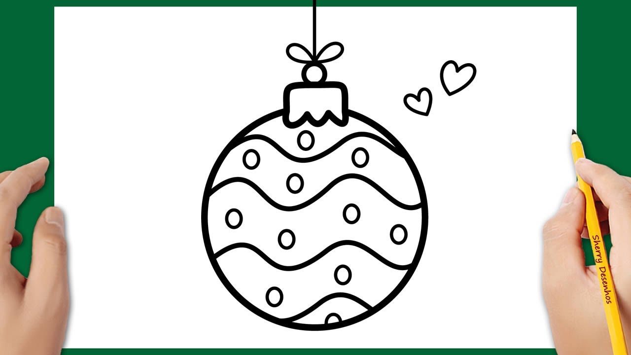 Watch Now COMO DESENHAR UMA BOLA DE ÁRVORE DE NATAL | DESENHO DE NATAL COMO DESENHAR UMA BOLA DE ÁRVORE DE NATAL | DESENHO DE NATAL