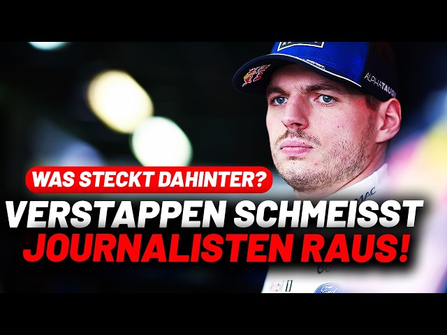 "Ich habe volles Verständnis für Max" - Verstappen verbannt Journalisten | GP Japan | Formel 1 2026
