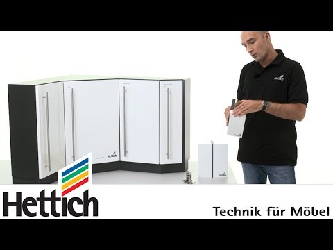 Construction de meubles : portes en applique avec charnières Hettich