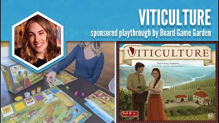 Viticulture Playthrough - Board Game Garden