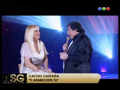 Cacho Castaña en vivo "Apareciste tu" - Susana Gimenez 2008