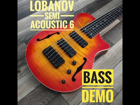 Lobanov semi acoustic bass demo