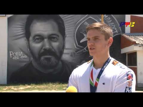 Vranjanac Mateja Dodic rukometni reprezentativac Srbije / RTV Vranje / avgust 2022