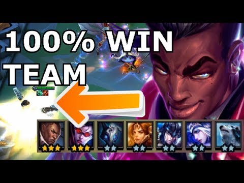 PERFECT GAME with 100% WIN COMP - Teamfight Tactics BUILD a BEST Team + Items Strategy Guide TFT