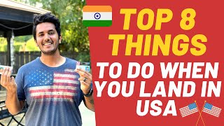 Top 8 Things You Must Do When You Land in USA | Masters in USA | Bachelors in USA