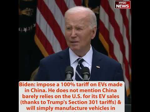 Biden is led off stage, incoherent remarks, China eating our lunch, charging stations
