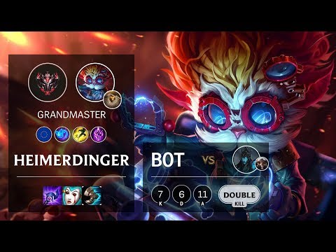 Heimerdinger Bot vs Kalista - EUW Grandmaster Patch 10.12