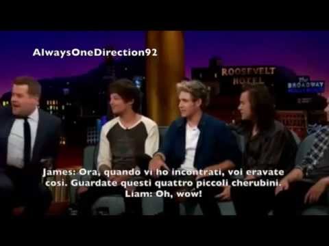 One Direction on the Late Late Show with James Corden - SUB ITA
