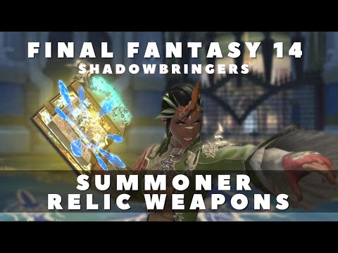FFXIV - Summoner ShB Relic Weapons - Espiritus, Law's Order Index, and Blade's Acumen!