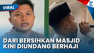 JADI TAMU KERAJAAN ARAB! Sosok Cecep Abdullah yang Viral sering Bersihkan Masjid, Dapat Hadiah Haji