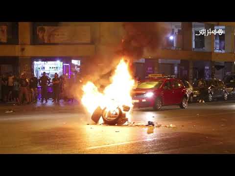 رغم منع "شعالة".. عجلات السيارات تحترق في شارع بوردو بالبيضاء