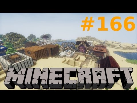 Minecraft - #166: Marcell Davis und viele neue Häuser [Let's Play] [GER]