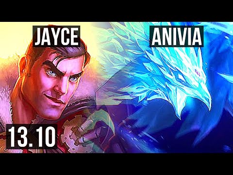 JAYCE vs ANIVIA (MID) | 68% winrate, 3/1/3 | KR Diamond | 13.10