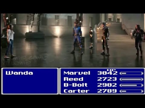 Wanda vs Illuminati but its a Final Fantasy battle