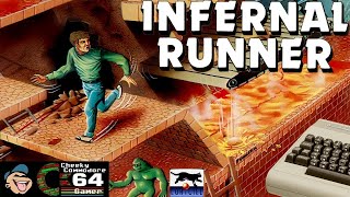 INFERNAL RUNNER – Commodore 64 (1985) | Retro Horror Platformer with Dark Humor