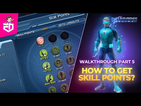 DC Universe Online | How to get MORE Skill Points?  - Beginner Walkthrough (Part 5) | iEddy Gaming