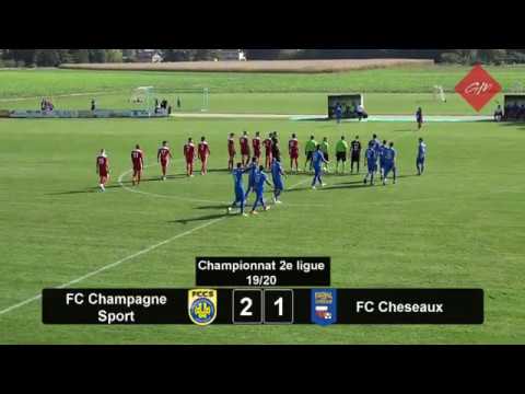 FC Champagne Sport vs FC Cheseaux (Highlights)