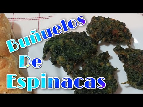Buñuelos de espinacas